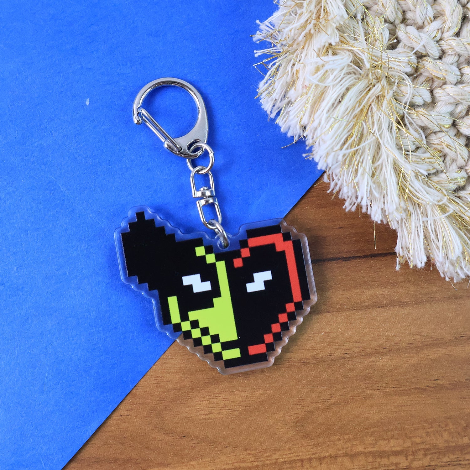 Acrylic Pixel Character Keychain Acrylic Pixel Character Keychain